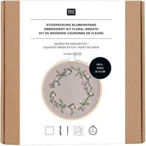 Rico Stickpackung Blumenkranz Gr.10 cm