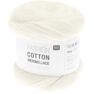 Rico Fashion Cotton Merino Lace Solid 50g – Bild 2