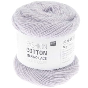 Rico Fashion Cotton Merino Lace Solid 50g – Bild 4