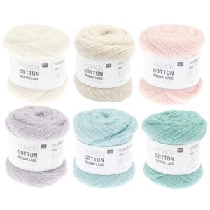 Rico Fashion Cotton Merino Lace Solid 50g