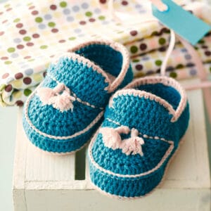 Topp Baby-Schühchen häkeln