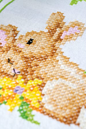 Läufer bedruckt Kaninchen 40 x 100 cm – Bild 3