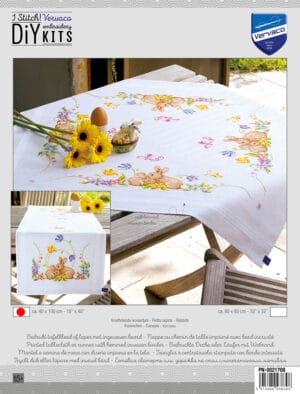 Läufer bedruckt Kaninchen 40 x 100 cm – Bild 2
