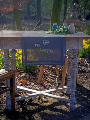 Set - Tischläufer bedruckt "Pusteblumen " 40 x 100 cm – Bild 3