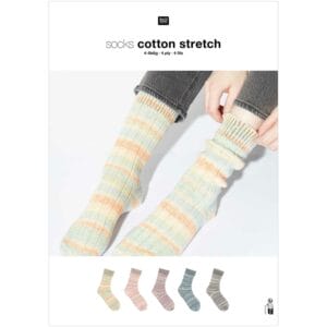 Rico Socks Cotton Stretch 4-fädig 100g – Bild 12