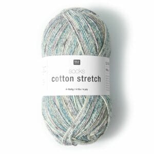 Rico Socks Cotton Stretch 4-fädig 100g – Bild 4