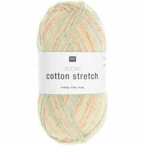 Rico Socks Cotton Stretch 4-fädig 100g – Bild 10