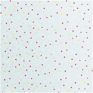 Baumwoll-Popelin Konfetti mint  50 x 140