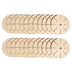 Kumihimo Knüpfscheibe aus Holz